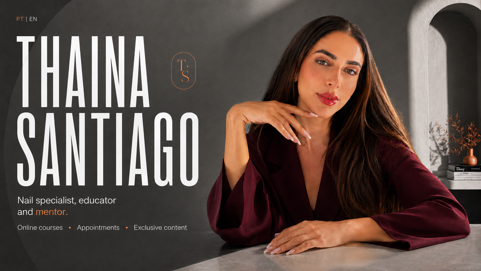 Thaina Santiago, nail specialist, educator and mentor.